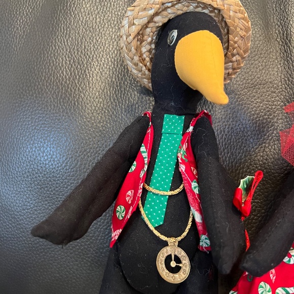 farmhouse crow ducks christmas holiday